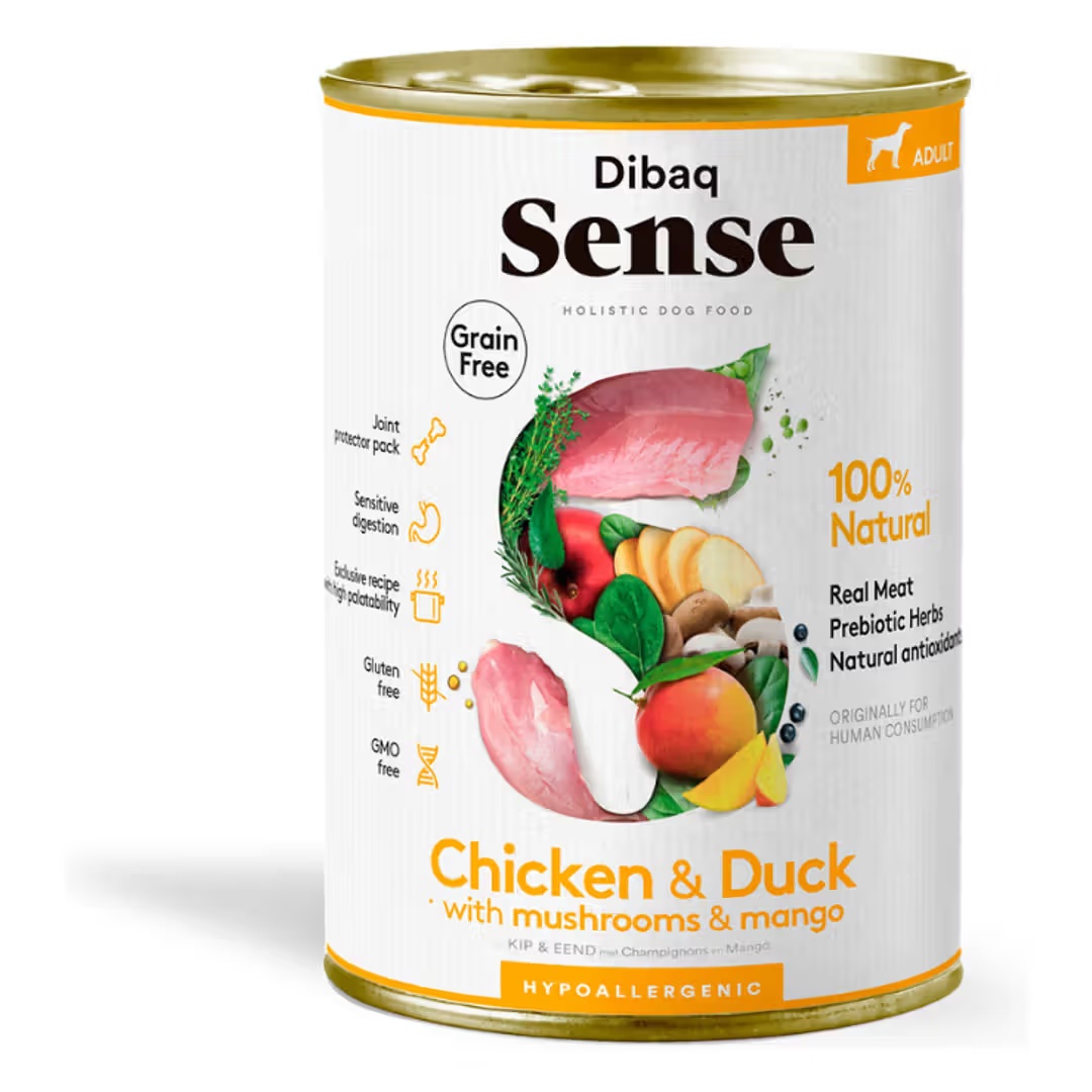 Dibaq Sense Dog Chicken and Duck - Wet dog food