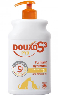 Douxo S3 Pyo Champô (Piodermas) para cão | 200 ml