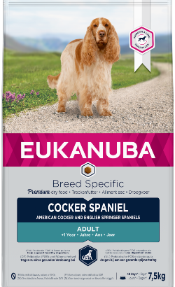 Ração para Cão Eukanuba Adult Cocker Spaniel | 7,5 kg
