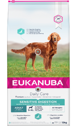 Ração para Cão Eukanuba Adult Daily Care Sensitive Digestion | Chicken | 12 kg