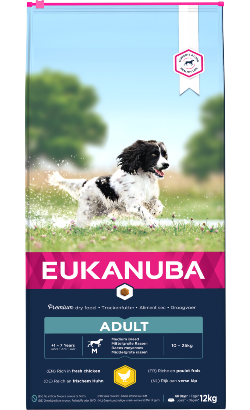 Ração para Cão Eukanuba Adult Medium Breed | Chicken | 3 kg