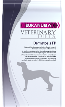 Ração Veterinária para Cão Eukanuba Dog Veterinary Diets Dermatosis FP | 12 kg