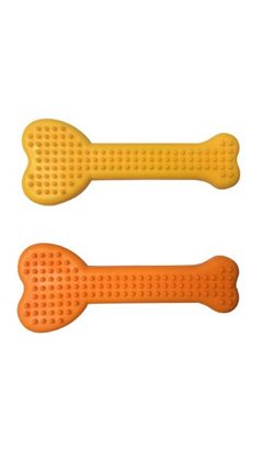 Eurosiam Brinquedo TPR Osso Aroma a Baunilha | Cores sortidas | 1 Unidade