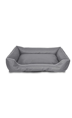 Eurosiam Cama Loft Rectangular Basket | Cinzento para cão | Large