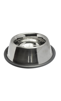 Eurosiam Comedouro Anti Derrapante Aço Inoxidável Especial Cocker | 0,95 L