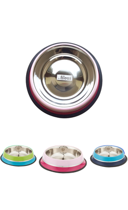 Eurosiam Comedouro Colorido Bella | Cores Sortidas | 28,5 cm