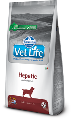 Ração Veterinária para Cão Farmina Vet Life Canine Hepatic | 2 Kg