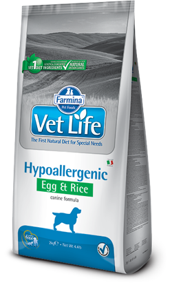 Ração Veterinária para Cão Farmina Vet Life Canine Hypoallergenic Egg & Rice | 12 Kg