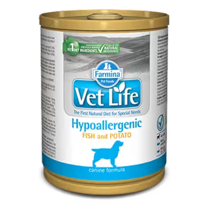 Farmina Vet Life Cão Hipoalergénico - Ração húmida para cão com alergias