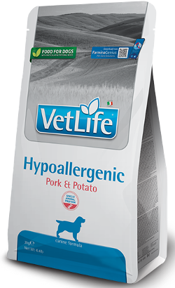Ração Veterinária para Cão Farmina Vet Life Canine Hypoallergenic Pork & Potato | 12 kg