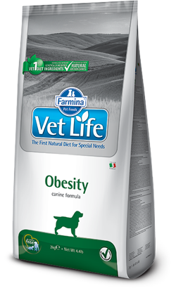 Ração Veterinária para Cão Farmina Vet Life Canine Obesity | 2 Kg