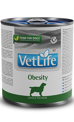 Ração Veterinária húmida para Cão Farmina Vet Life Canine Obesity | Wet (Lata) | 300 g