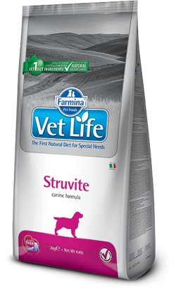 Ração Veterinária para Cão Farmina Vet Life Canine Struvite | 2 Kg