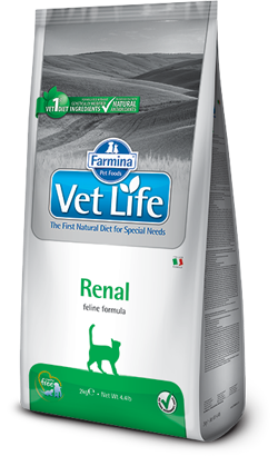 Ração Veterinária para Gatos Farmina Vet Life Feline Renal | 5 kg