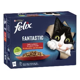 Felix Fantastic Adult Cat Meat Selection - Wet cat food