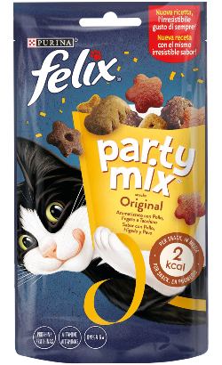 Biscoitos para Gatos Felix Party Original Mix | 8 x 60 g