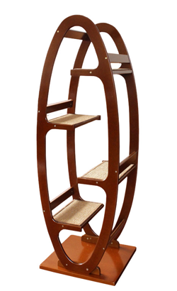 Ferribiella Arranhador Oval em Escada para Gatos | 1 Unidade