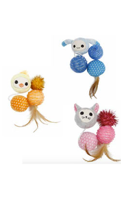 Brinquedo Ferribiella Cute Catnip Toy for Cat | Azul Claro