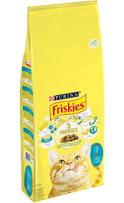 Ração para Gatos Friskies Gato Adulto | Atum e Legumes | 400 g