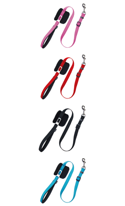 Trela para cão Gloria Lead with Safety Belt Adaptor | Rosa