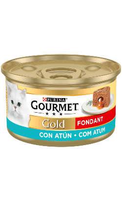 Ração húmida para Gatos Gourmet Gold Fondant Atum | Wet (Lata) | 24 x 85 g