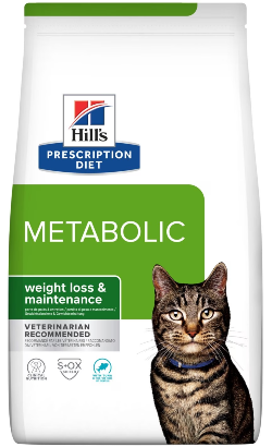 Ração Veterinária para Gatos Hills Prescription Diet Feline Metabolic with Tuna | 8 kg
