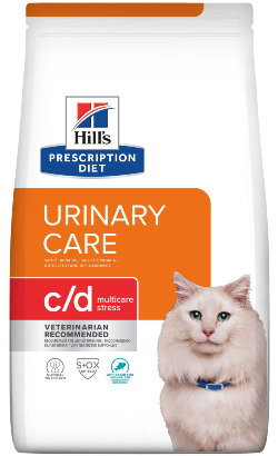 Ração Veterinária para Gatos Hills Prescription Diet Feline c/d Urinary Stress Chicken | 8 kg