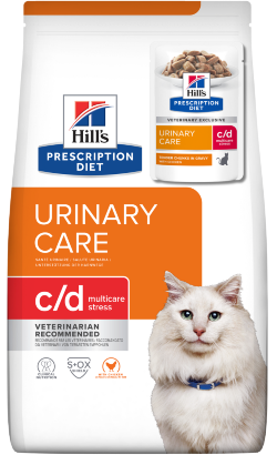 Hills Prescription Diet Feline c/d Urinary Stress Chicken c/ oferta Saqueta | 3 Kg + 85 g oferta