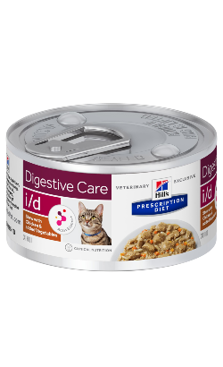 Ração Veterinária húmida Hills Prescription Diet Feline i/d Stew with Chicken & Vegetables| Wet (Lata) | 12 x 82 g