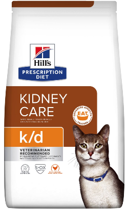 Ração Veterinária para Gatos Hills Prescription Diet Feline k/d with Chicken | 8 kg
