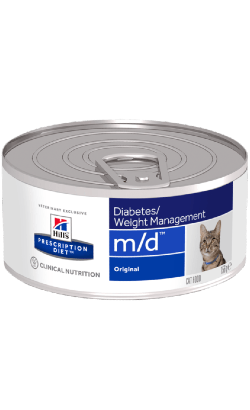 Ração Veterinária húmida Hills Prescription Diet Feline m/d | Wet (Lata) | 12 x 156 g