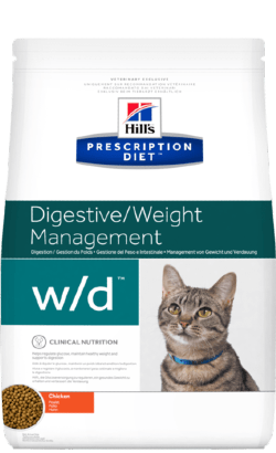 Ração Veterinária para Gatos Hills Prescription Diet Feline w/d Chicken | 1,5 kg