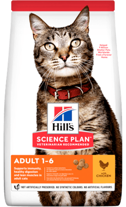 Ração para Gatos Hills Science Plan Adult Cat with Chicken | 7 kg