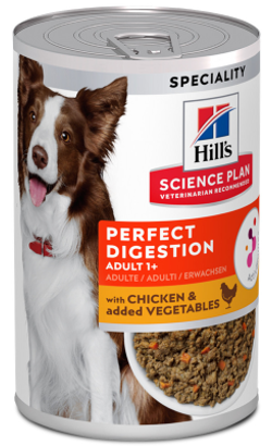 Ração húmida para Cão Hills Science Plan Dog Perfect Digestion Adult with Chicken & Vegetables | Wet (Lata) | 363 g