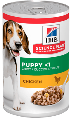Ração húmida para Cão Hills Science Plan Puppy with Chicken | Wet (Lata) | 12 x 370 g