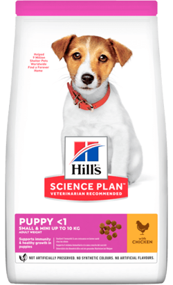 Ração para Cão Hills Science Plan Small & Mini Puppy with Chicken | 300 g