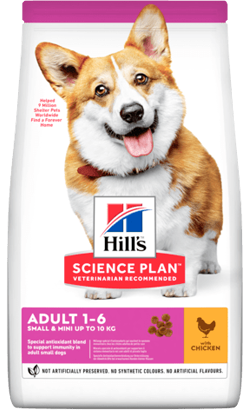 Ração para Cão Hills Science Plan Dog Small & Mini Adult with Chicken | 3 kg