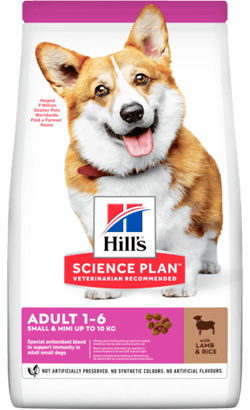 Ração para Cão Hills Science Plan Dog Small & Mini Adult with Lamb & Rice | 1,5 kg