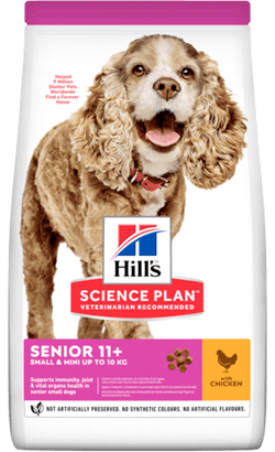 Ração para Cão Hills Science Plan Dog Small & Mini Senior 11+ with Chicken | 1,5 kg