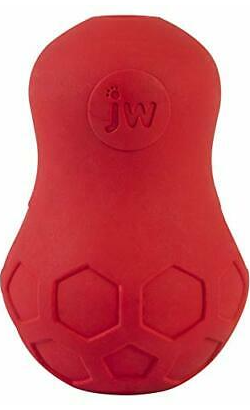 Brinquedo para cão JW Tumble Teez | Vermelho | Medium - 10,5 cm