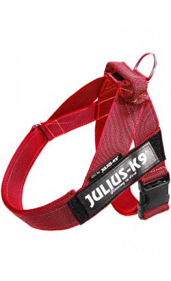 Arnês para Cão Julius-K9 IDC Color & Grey Harness | Vermelho | 2XL