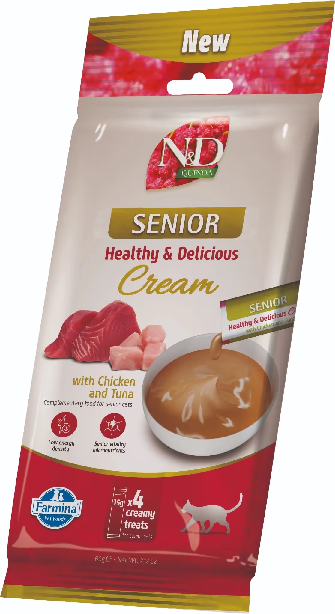 Farmina N&D Quinoa Senior Cat Chicken and Tuna - Wet cat food
