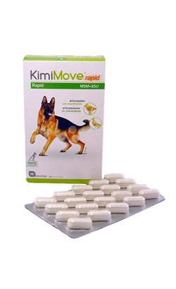 Comprimidos KimiMove Rapid para cão | 60 Comprimidos