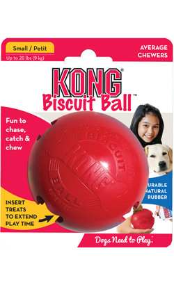 Brinquedo para cão Kong Biscuit Ball Classic | Small (BB3E)
