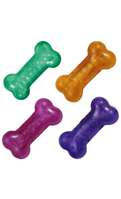Brinquedo para cão Kong Squeezz Crackle Bone Medium - Cores Sortidas | 1 Unidade (PCN2E)