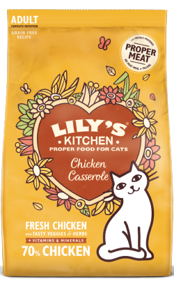 Ração para Gatos Lilys Kitchen Cat Adult Chicken Casserole | 800 g