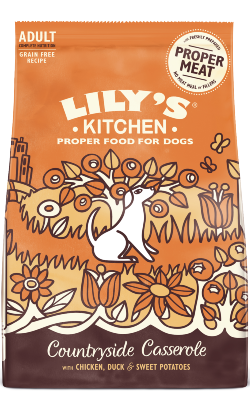Ração para Cão Lilys Kitchen Dog Adult Countryside Casserole with Chicken, Duck and Sweet Potatoes | 2,5 kg