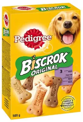 Galletas para perros Pedigree Snack Biscrok Original