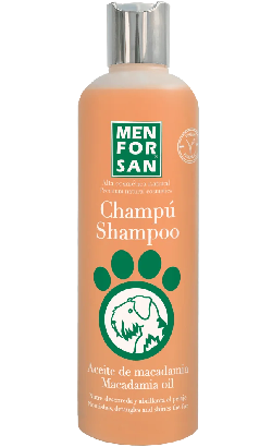Menforsan Champô Protetor com Óleo de Noz de Macadâmia para Cão | 300 ml
