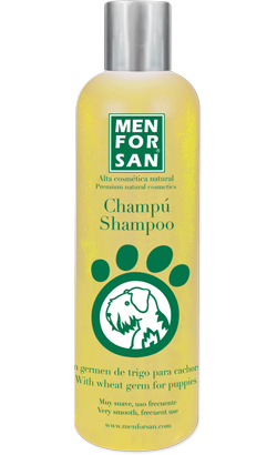 Menforsan Champô Suave para Cachorros com Gérmen de Trigo para cão | 300 ml